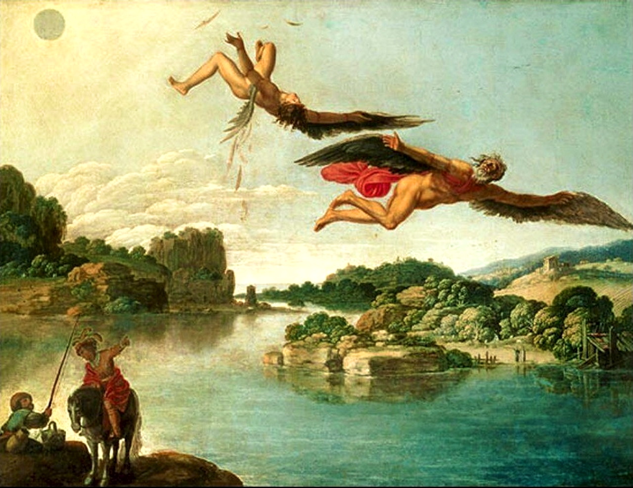 story of icarus and daedalus summary quizlet